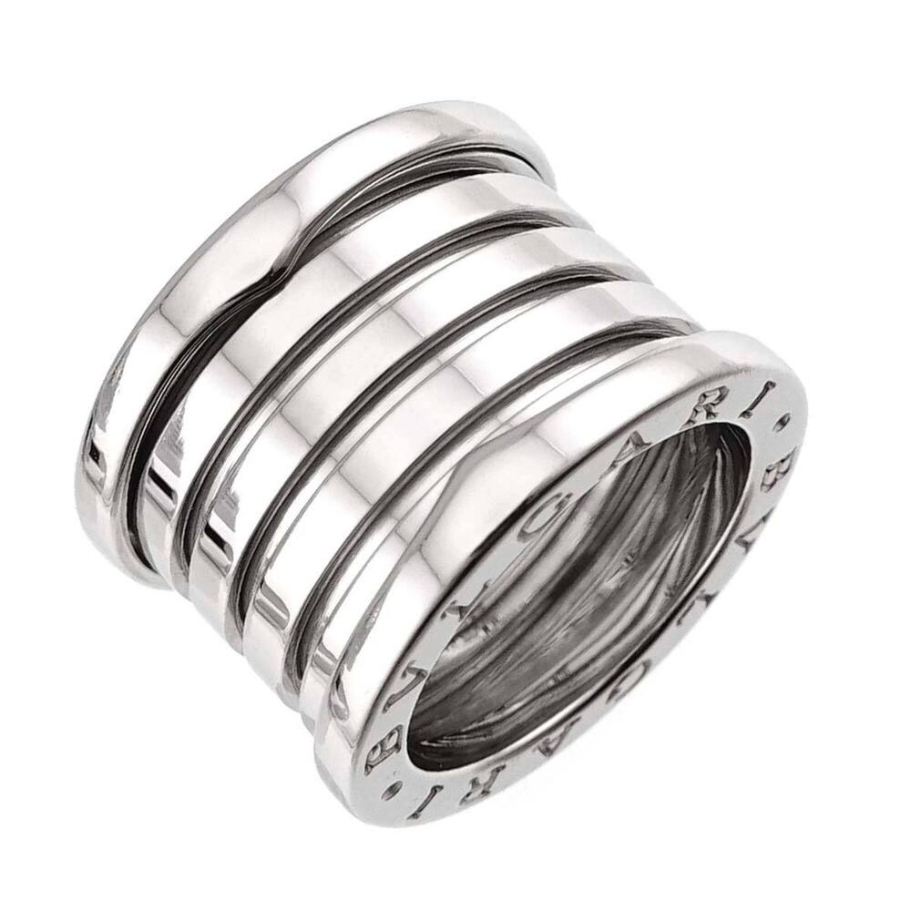 Bulgari BVLGARI B-ZERO1 5-band ring #49 18K WG White Gold 750